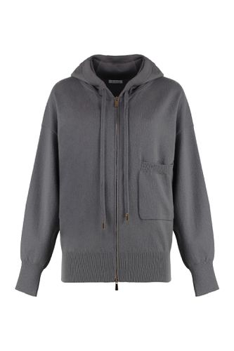 Malo Knitted Full Zip Hoodie - Malo - Modalova