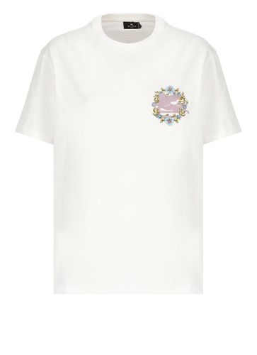 Etro T-shirt With Logo - Etro - Modalova