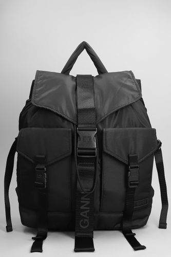 Ganni Tech Black Backpack - Ganni - Modalova