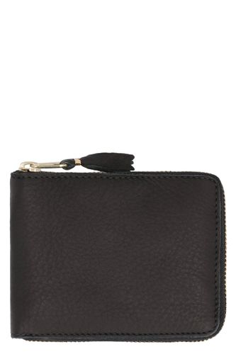 Leather Zip Around Wallet - Comme des Garçons Wallet - Modalova