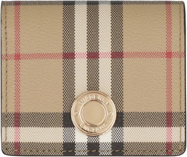 Vintage Check Folded Wallet - Burberry - Modalova