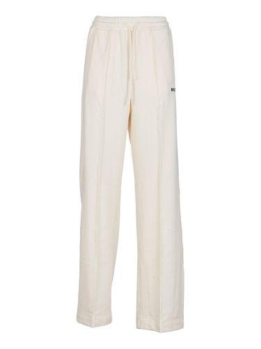 Logo-printed Drawstring Track Pants - MSGM - Modalova