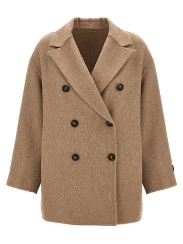 Monile Double-breasted Coat - Brunello Cucinelli - Modalova