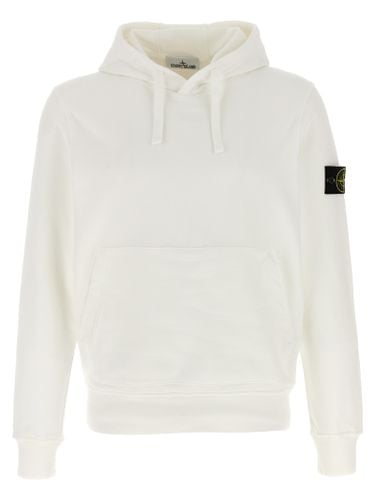 Stone Island Logo Badge Hoodie - Stone Island - Modalova