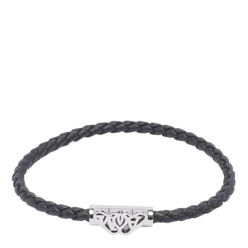 Seal Logo Leather Bracelet - Alexander McQueen - Modalova