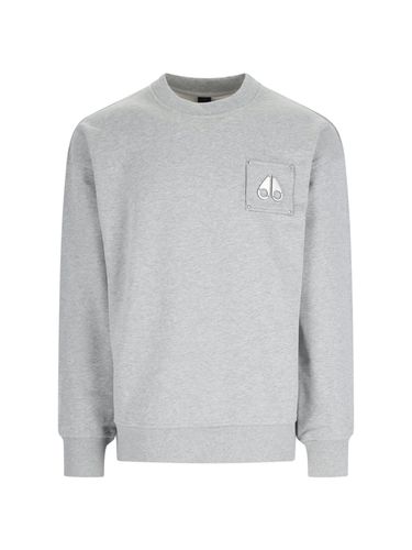 Logo Crew Neck Sweatshirt - Moose Knuckles - Modalova