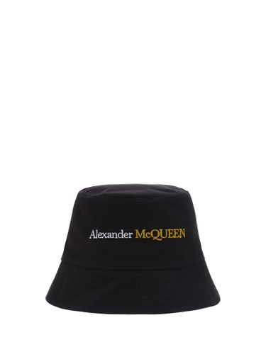 Bucket Hat With Logo - Alexander McQueen - Modalova