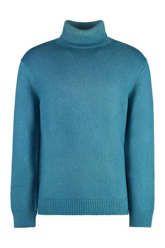 Cashmere Blend Turtleneck Sweater - Malo - Modalova