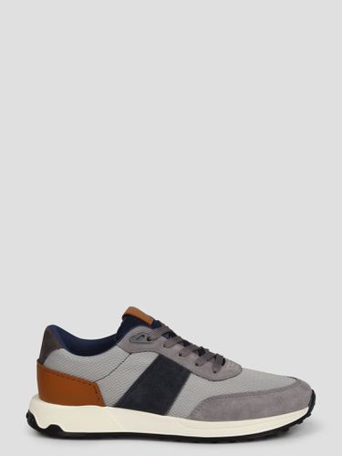 Leather And Technical Fabric Sneakers - Tod's - Modalova