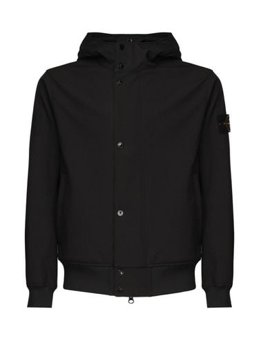 Compass-badge Hooded Jacket - Stone Island - Modalova