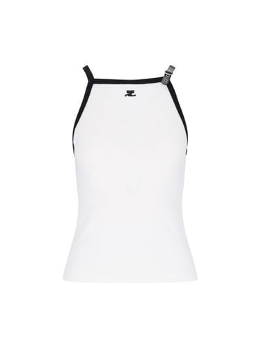 Courrèges Logo Tank Top - Courrèges - Modalova