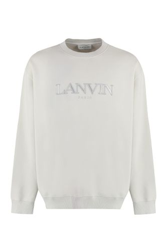 Cotton Crew-neck Sweatshirt With Logo - Lanvin - Modalova