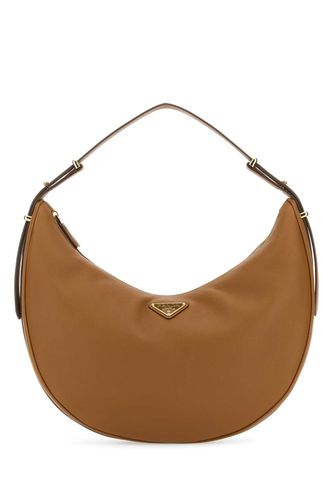 Caramel Leather Big Arquã¨ Handbag - Prada - Modalova