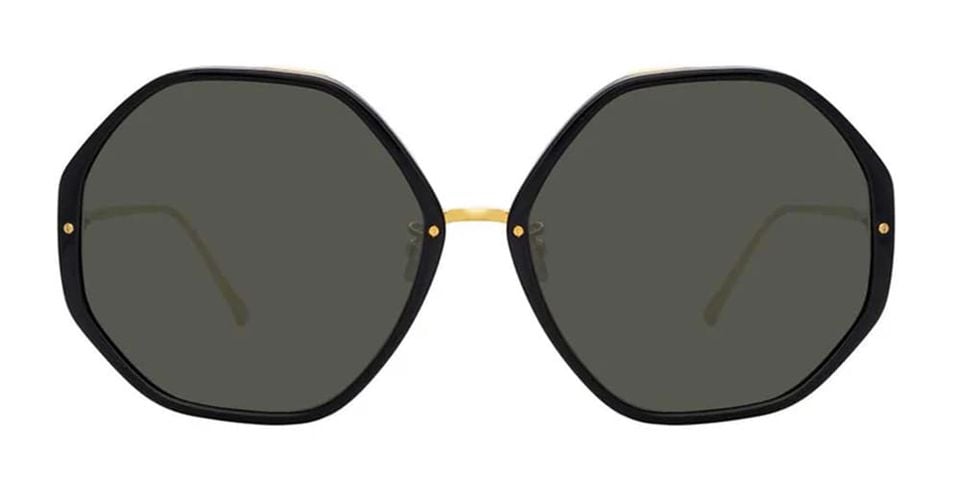 Alona - / Yellow Gold Sunglasses - Linda Farrow - Modalova