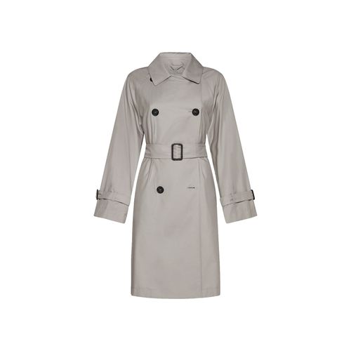 The Cube Blend Cotton Trench Coat - Max Mara The Cube - Modalova