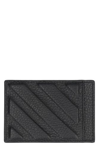 Off-White Leather Card Holder - Off-White - Modalova