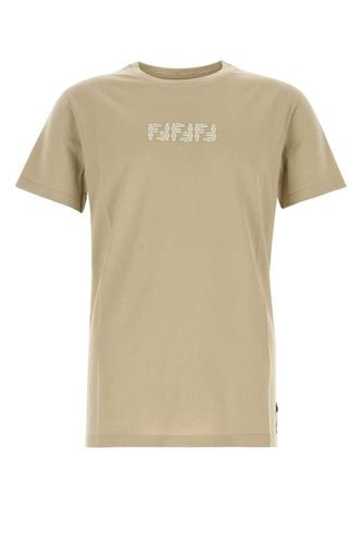 Fendi Beige Cotton T-shirt - Fendi - Modalova