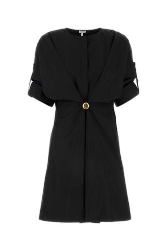 Loewe Black Poplin Dress - Loewe - Modalova