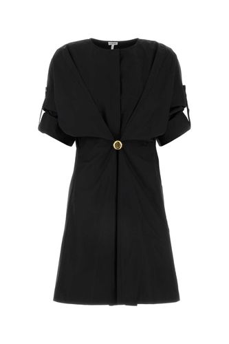 Loewe Black Poplin Dress - Loewe - Modalova