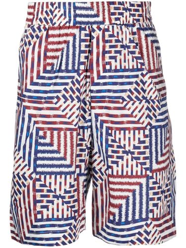 Red, White And Cotton Shorts - Isabel Marant - Modalova