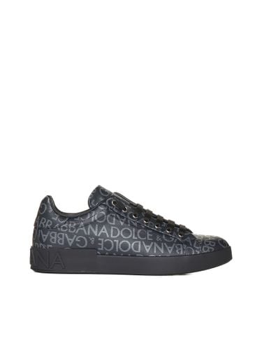 Portofino Jacquard Sneakers - Dolce & Gabbana - Modalova