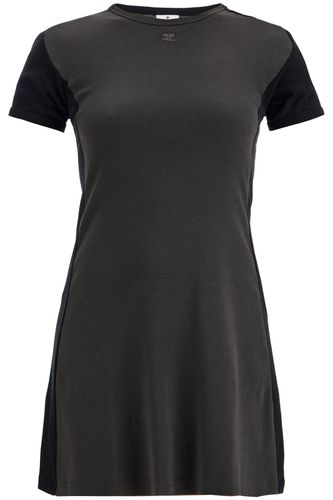 Mini Contrast Frame Dress - Courrèges - Modalova