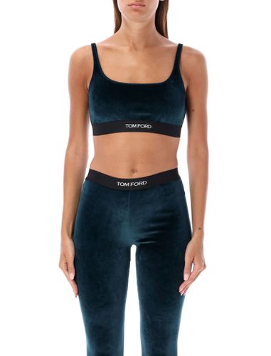 Tom Ford Stretch Velvet Bralette - Tom Ford - Modalova