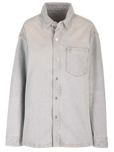 Denim Overshirt - Ami Alexandre Mattiussi - Modalova