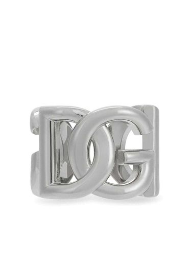 Dolce & Gabbana Chunky Logo Ring - Dolce & Gabbana - Modalova