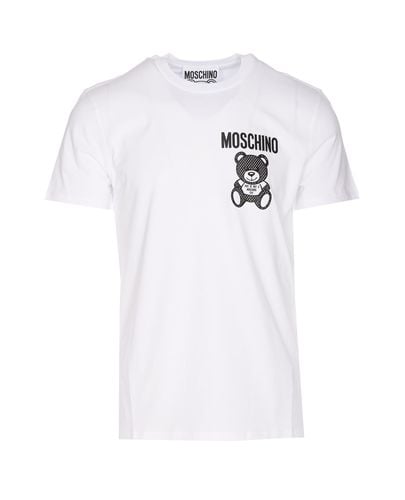 Moschino Small Teddy Mesh T-shirt - Moschino - Modalova