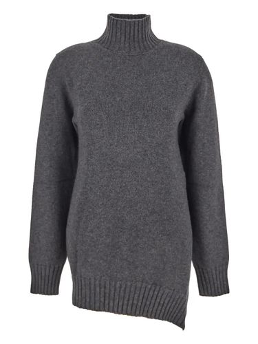 Asymmetric Bottom Knit Sweater - Jil Sander - Modalova