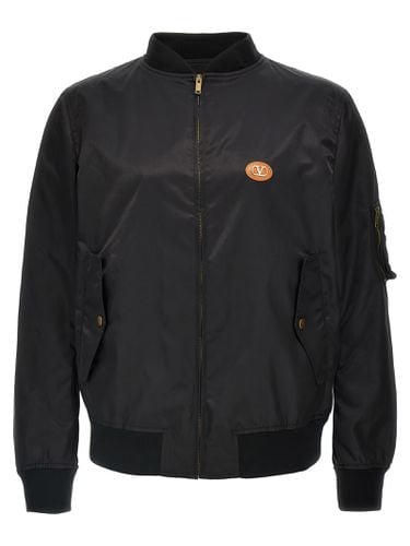 Logo Bomber Jacket - Valentino Garavani - Modalova