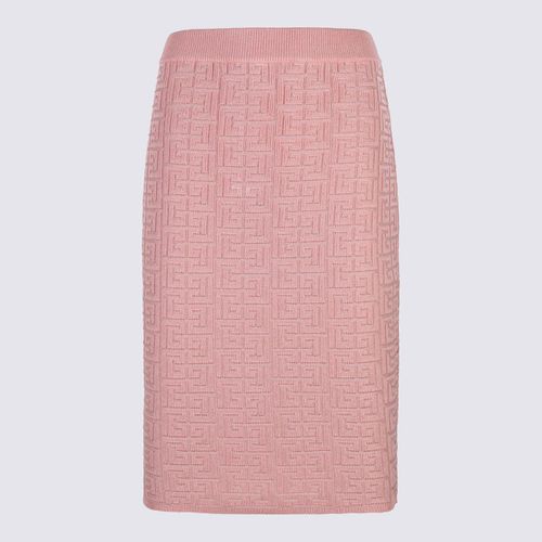 Balmain Pink Viscose Skirt - Balmain - Modalova