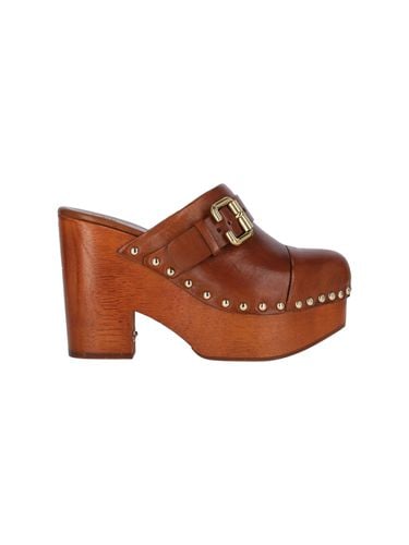 Chloé Mules With Wedge jeannette - Chloé - Modalova