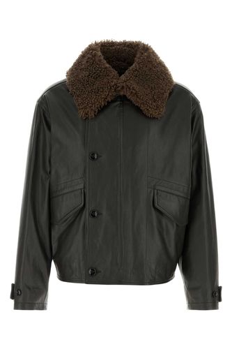 Lemaire Dark Brown Leather Jacket - Lemaire - Modalova