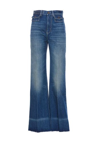 Flared High Waist Denim Jeans - Chloé - Modalova