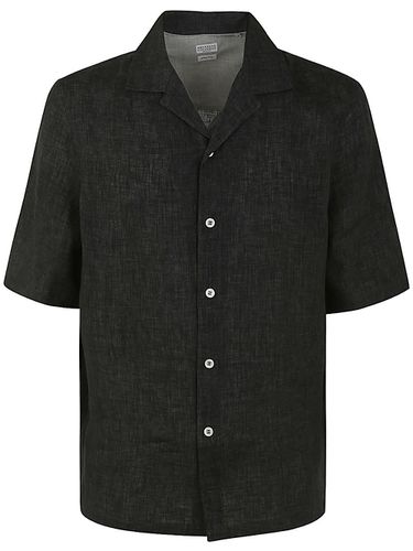 Chambray Short-sleeved Shirt - Brunello Cucinelli - Modalova