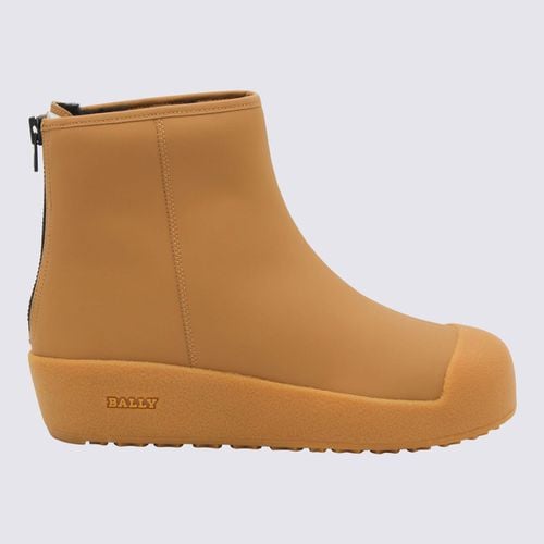 Bally Camel Brown Leather Boots - Bally - Modalova