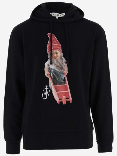 J. W. Anderson Cotton Hoodie With Graphic Print And Logo - J.W. Anderson - Modalova