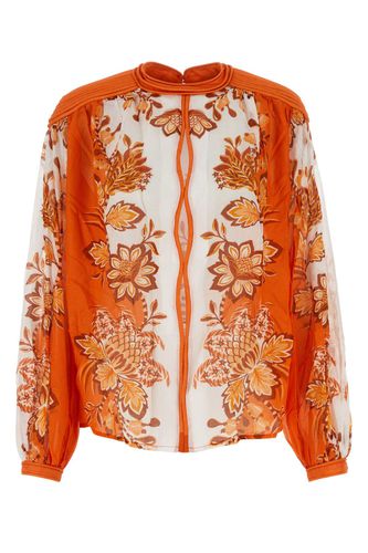 Farm Rio Printed Cotton Aura Blouse - Farm Rio - Modalova