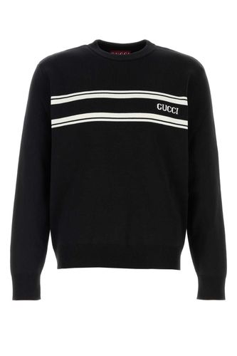 Gucci Black Silk Blend Sweater - Gucci - Modalova