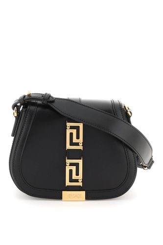 Greca Goddess Leather Shoulder Bag - Versace - Modalova