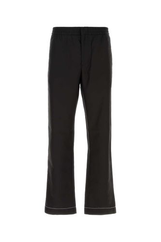Prada Black Silk Pyjama Pant - Prada - Modalova