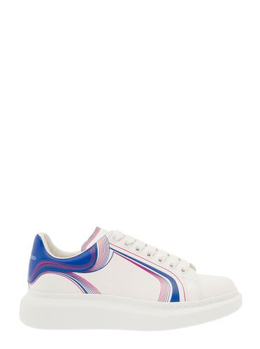 Multicolour Oversized Sneakers With Curved tech Prints In Leather Man - Alexander McQueen - Modalova