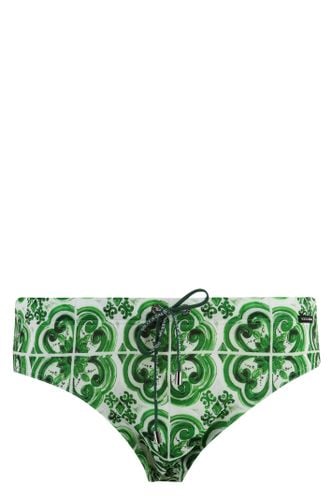 Printed Bikini Hipster - Dolce & Gabbana - Modalova