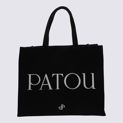 Patou Black Cotton Tote Bag - Patou - Modalova