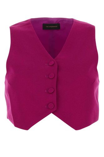 Tyrian Purple Polyester Vest - The Andamane - Modalova