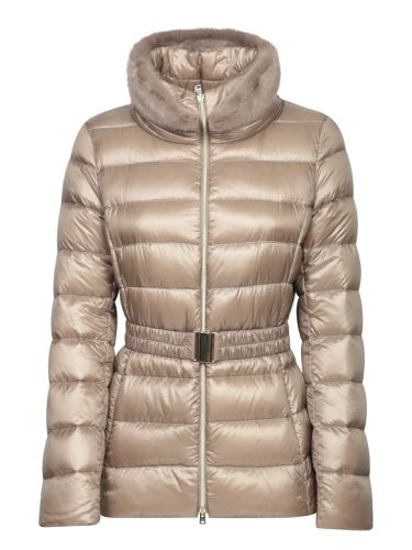 Herno Claudia Taupe Jacket - Herno - Modalova