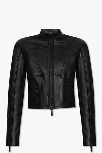 Dsquared2 Leather Jacket - Dsquared2 - Modalova