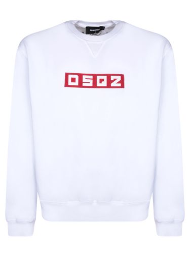 Dsquared2 Cool Fit White Sweatshirt - Dsquared2 - Modalova